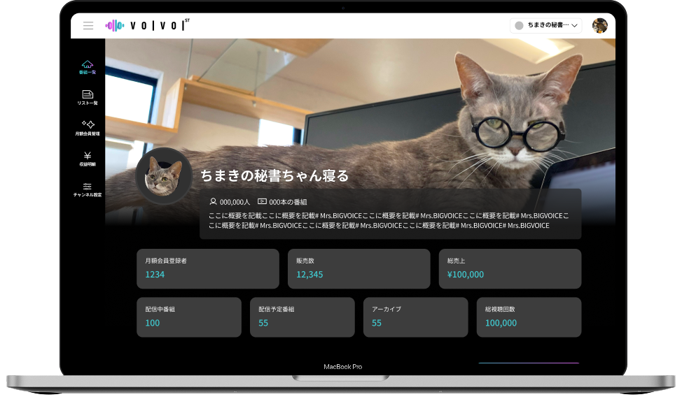 volvol.jp PC画面